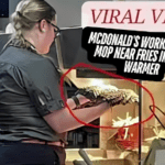 McDonald’s worker caught using fries warmer to dry mop